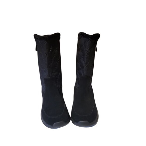 Women's Lands End All Weather Winter Quilted Thermolite Side Zip Boots 6.5B - Picture 1 of 5
